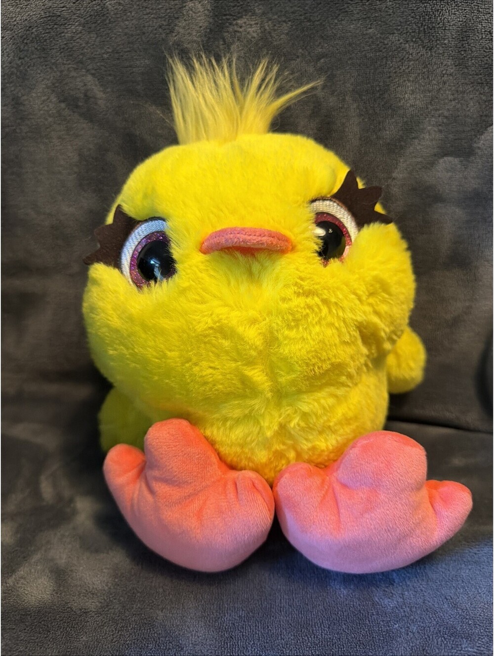 Toy Story 4 Disney Pixar Talking Ducky Plush 10” Stuffed Animal - Works Great!